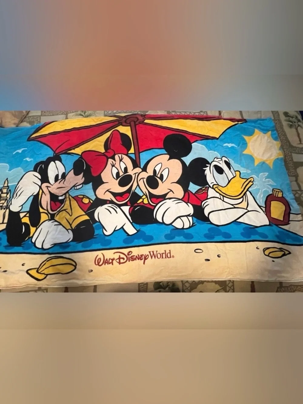 Disney backpack/beach towel NWT